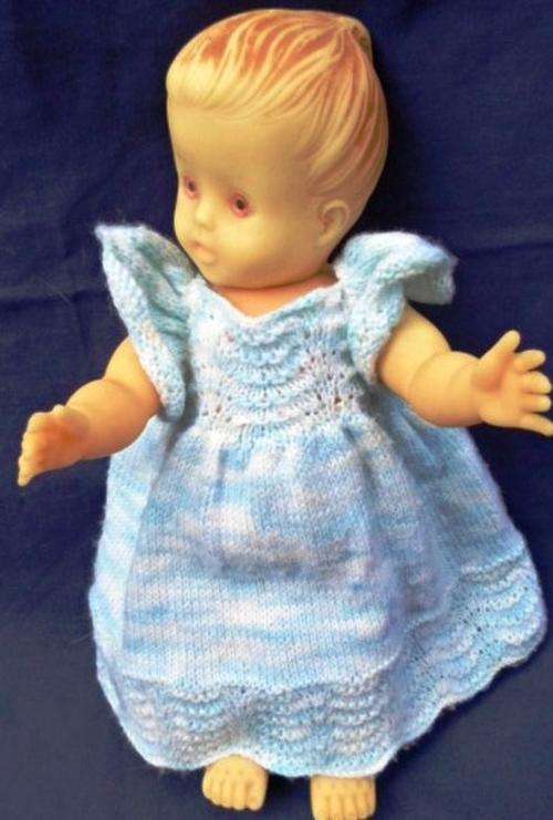 SWEET VINTAGE VINYL DOLL WITH MOULDED HAIR MADE IN ENGLAND!!