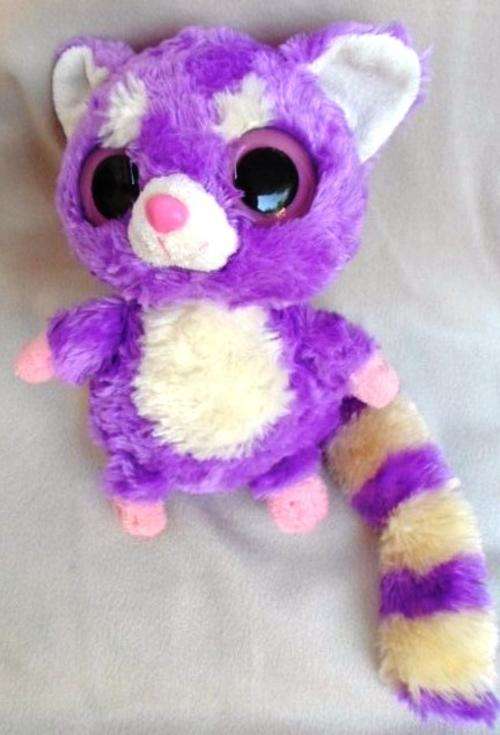 CUTE LARGE "YOOHOO AND FRIENDS" PURPLE RACCOON!!