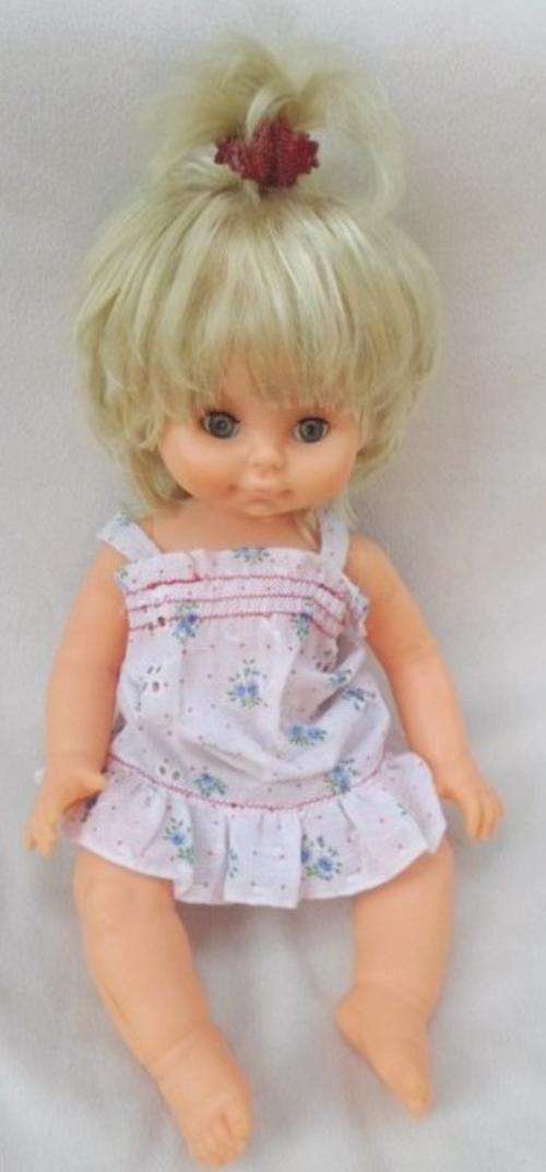 LOVELY  TWISTY BODY  FIRST-LOVE-LIKE  DOLL WITH CHEEKY FACE !! A PUZZLER!!