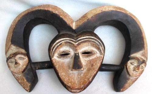 VINTAGE KWELE MASK!!