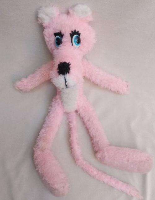 A VINTAGE SMALLER (45CM) VERSION PINK PANTHER -  RARE IN THIS SIZE!!