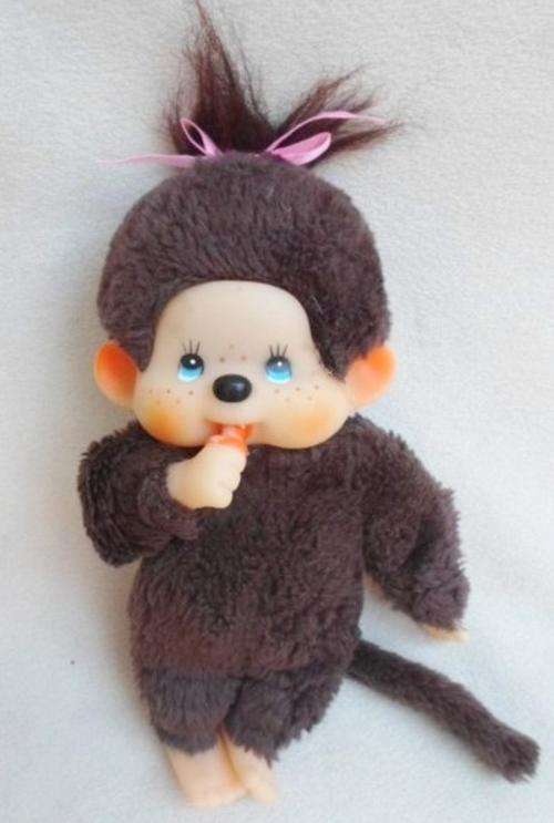 CUTE LITTLE VINTAGE MONCHHICHI MONKEY !!