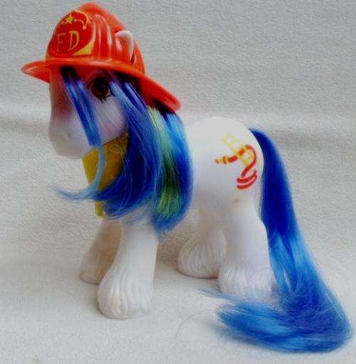 WOW!! RARE HASBRO G1 BIG BROTHER MY LITTLE PONY - CHIEF - HONG KONG PAT PEND.WITH HAT AND BANDANA!!