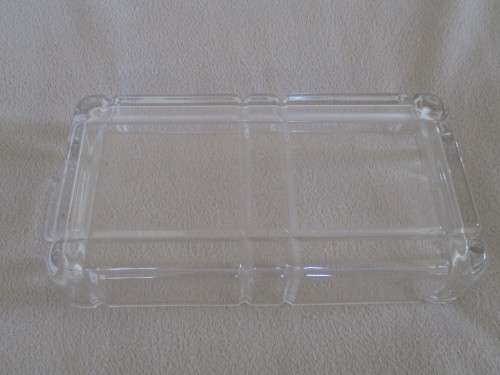 AN UNUSUAL RECTANGULAR BON BON DISH IN GREAT CONDITION