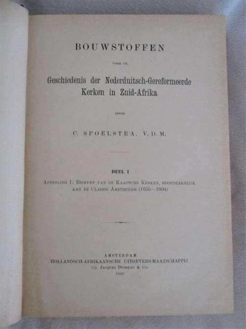 1906 & 1907 - DEEL 1 EN 2 - BOUWSTOFFEN - C. SPOELSTRA