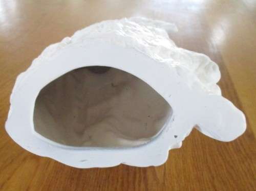 FOR ZEEBOB ONLY -LARGE MOULDED CERAMIC SCULPTURE OF RED INDIAN GIRL AND WOLF