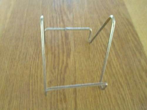 VERY STRIKING ENAMELLED BRASS AND COPPER PLAQUE WITH STAND - VIBRANT COLOURS