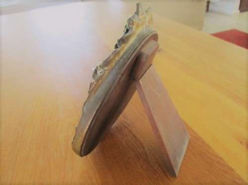 ANTIQUE VICTORIAN? TABLE TOP/ VANITY MIRROR - BEVELED GLASS