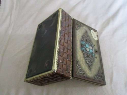 ANTIQUE 1920`S/30`s TURNWRIGHTS `CASH BOX` TOFFEE TIN IN SURPRISINGLY GOOD CONDITION