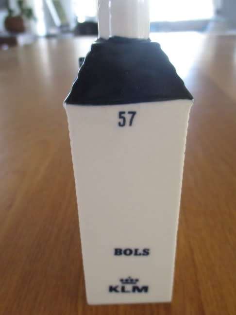 BLUE DELFTS KLM BOLS MINIATURE HOUSE NO. 57