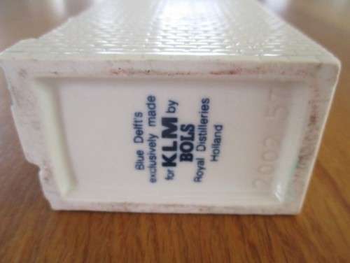 BLUE DELFTS KLM BOLS MINIATURE HOUSE NO. 57