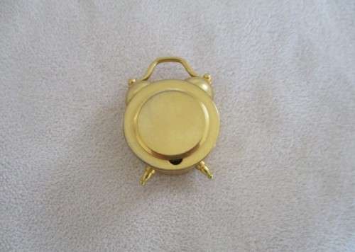 TWO QUALITY PRINTER`S TRAY ORNAMENTS - CAMEL TRINKET HOLDER AND ALARM CLOCK