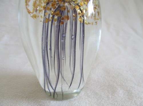FOR SBENDEN ONLY - STUNNING ART GLASS JELLYFISH PAPER WEIGHT