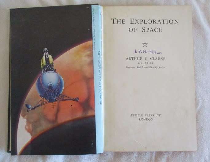 RARE CLASSIC ARTHUR C. CLARKE  1ST  EDITION - INTERESTING TO COMPARE TO WHERE SPACEX IS NOW!!