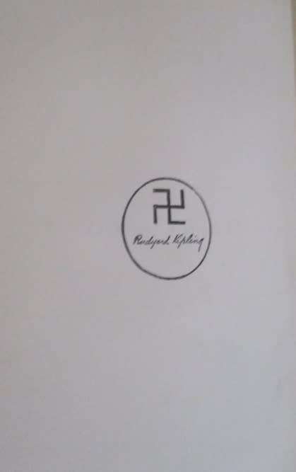 1891, 1899 & 1908 - TWO FIRST EDITIONS AND ONE EARLY EDITION - RUDYARD KIPLING BOOKS (WITH SWASTIKA)