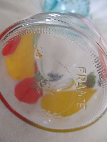 VINTAGE 1980`s LE PARFAIT, FRANCE MILK/FRUIT JUICE BOTTLE