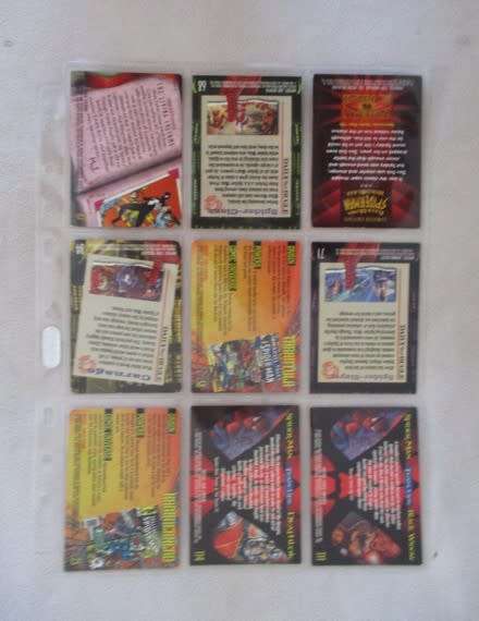 SET TWO - FIFTY FOUR 1995 FLEER ULTRA SPIDERMAN TRADING CARDS - MINT IN PLASTIC SLEEVES