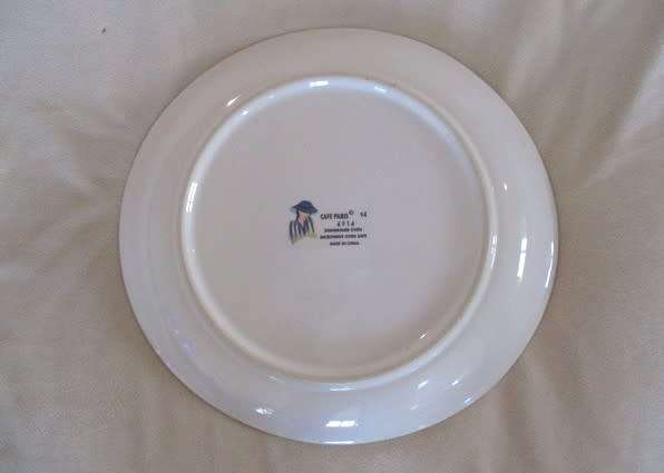 Large, collectable Cafe Paris plate - no. 4914 (1994)