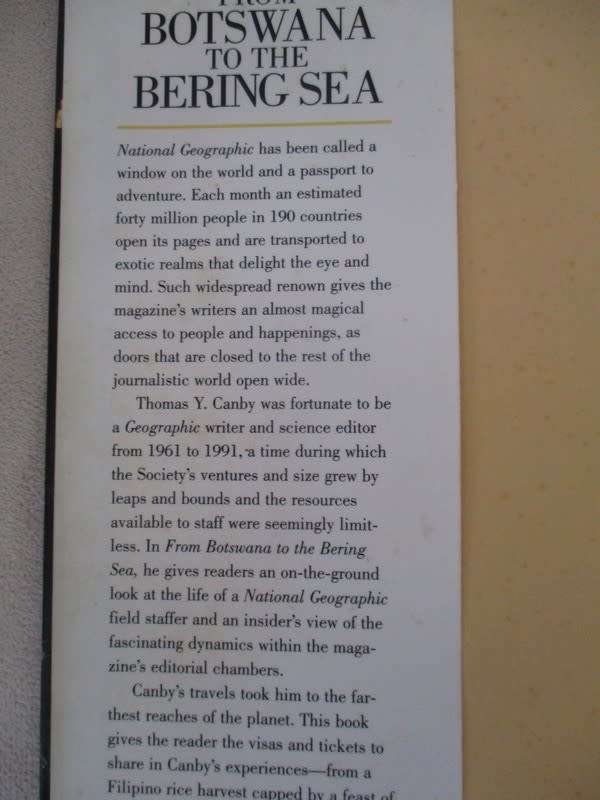 Six 1955 & 1956 National Geographic magazines (bound) plus book ex N.G. Writer & editor