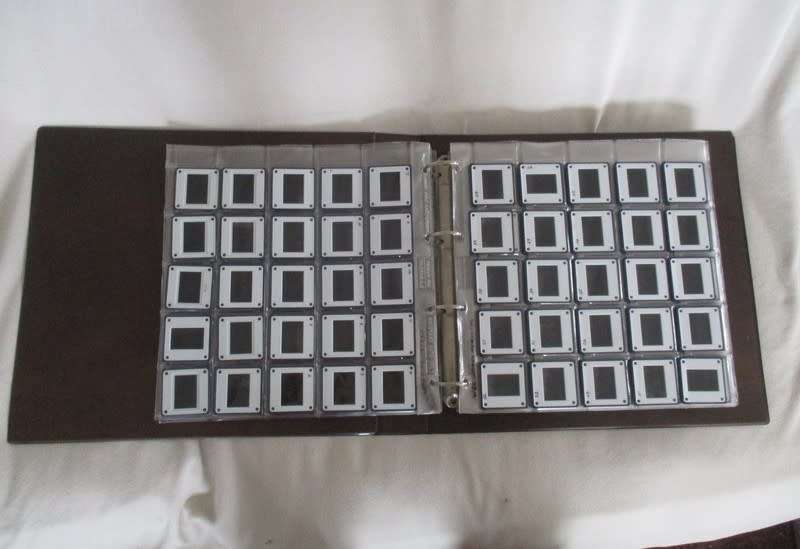 Two albums of vintage 35mm slides - 1000 slides