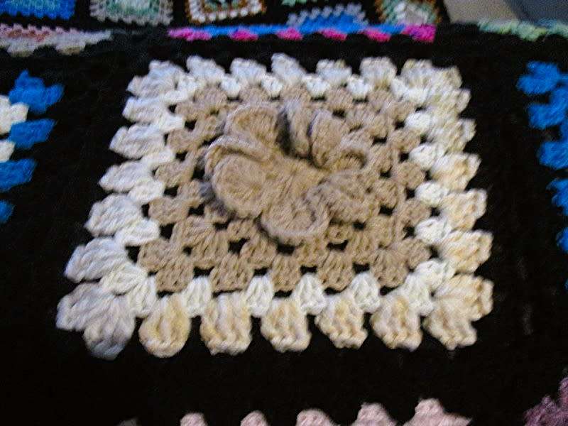 A hand crocheted wool blanket - the way Granny made them and with interesting designs
