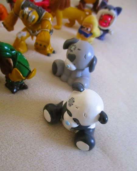 A batch of twenty two small, collectable toys (to save for Christmas stockings?)