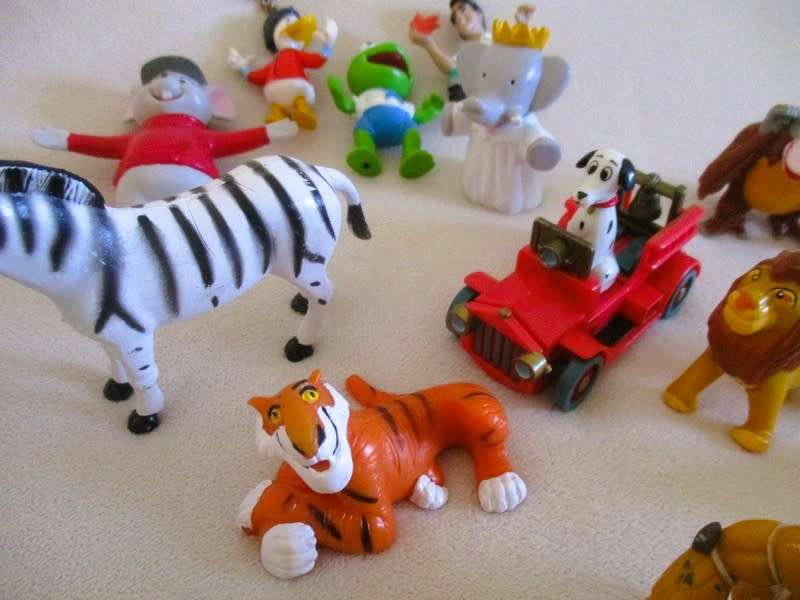 A batch of twenty two small, collectable toys (to save for Christmas stockings?)