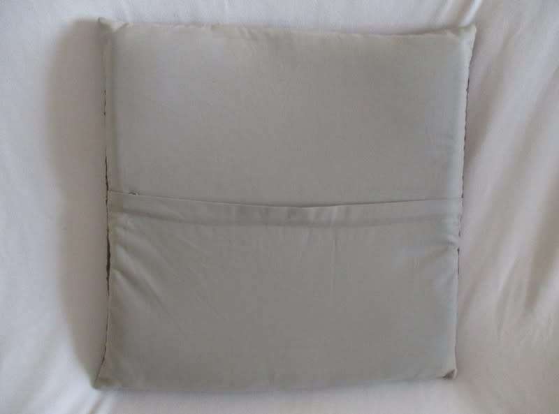 A large vintage hand knotted Afghan Kilim/Kelim cushion