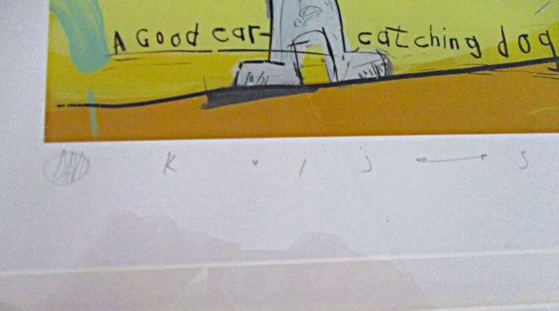 1. Limited edition framed, signed and numbered print (33/70) by  David Kuijers. Value R1500-R2000