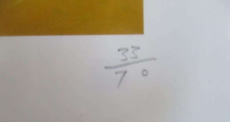 1. Limited edition framed, signed and numbered print (33/70) by  David Kuijers. Value R1500-R2000