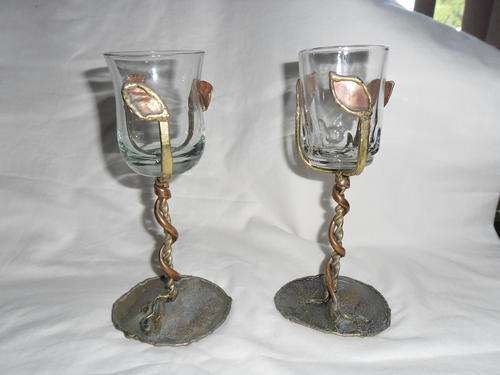 Two Weirdly beautiful glasses