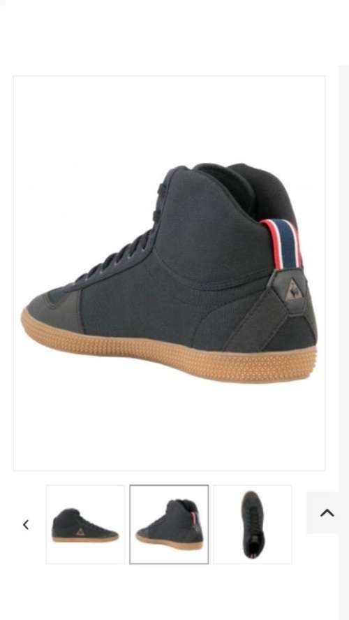 Le coq Sportif size 10.5 men's high top sneaker retails for R1399.00