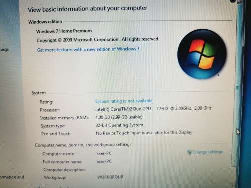 Acer Aspire 5720 laptop