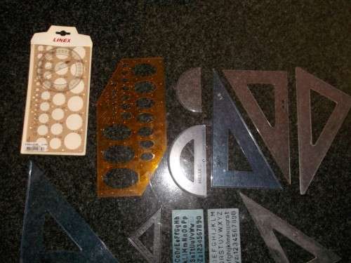 SET OF 13 TECHNICAL DRAWING INSTRUMENTS