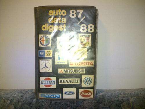 SCARCE AUTO DATA DIGEST 87/88!