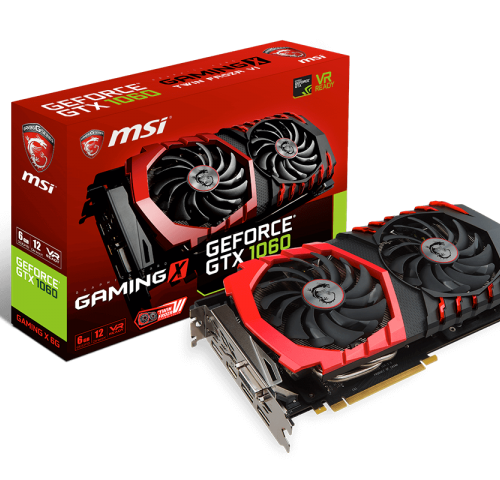 ** MSI GTX 1060 3G GAMING X - GAMING GRAPHICS CARD**
