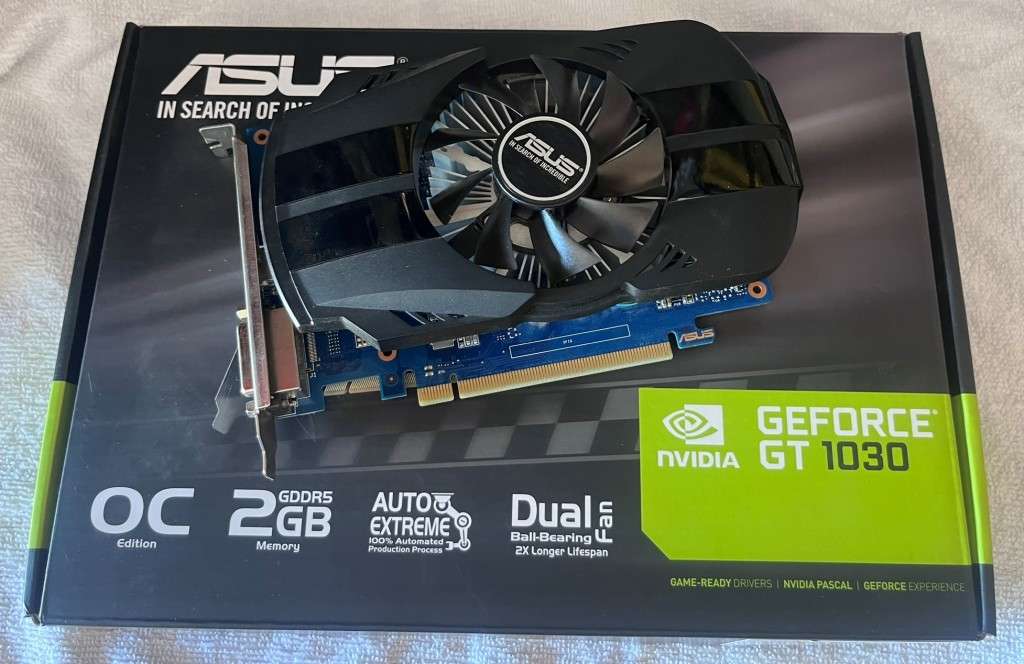 ASUS GT 1030 2GB OC GPU