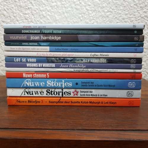 Afrikaanse digbundels en Nuwe Stories 1-3!!!