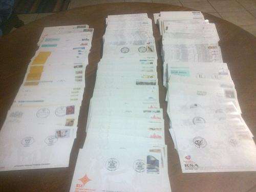 500++ DATE STAMP CARDS!! WON'T FIND SUCH A COMPLETE COLLECTION FOR SALE SOON!!