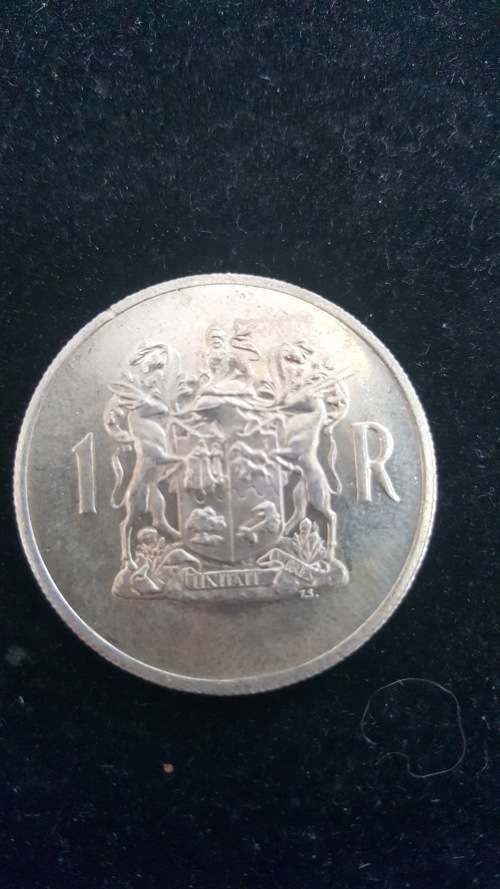 4 x R1  Silver Coins 1969 ( One Coin per bid )