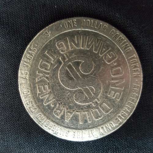 LAS VEGAS  SILVERBIRD  NEVADA ONE DOLLAR GAMING  TOKEN USE BY PLAYER 1979