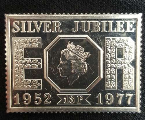 SILVER JUBILEE ER 1952 13P 1977  (925)