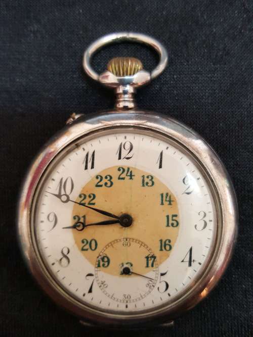 RARE IWC VINTAGE POCKET WATCH STILL IN GOOD WORKING CONDITION