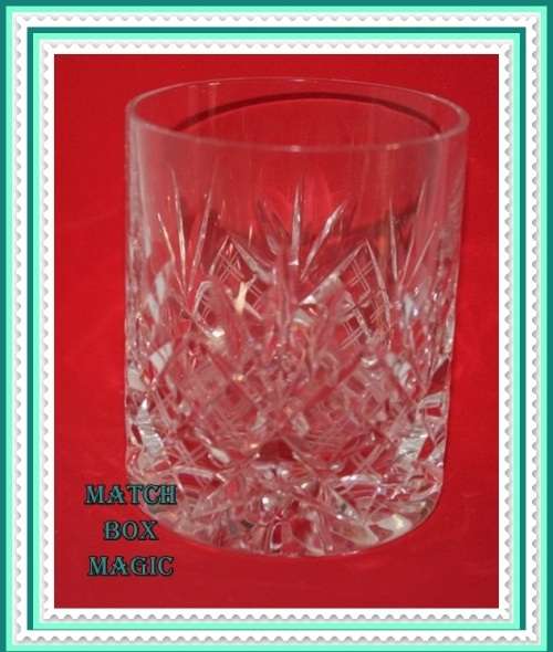 ONE CRYSTAL WHISKY GLASS IN VERY GOOD CONDITION