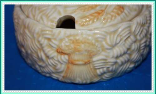 CLARICE CLIFF SUGAR BOWL   CELTIC HARVEST DESIGN, LOVELY CONDITION.