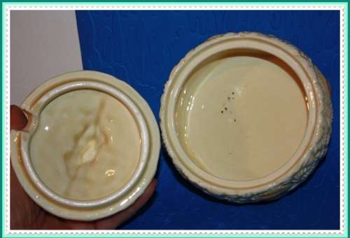 CLARICE CLIFF SUGAR BOWL   CELTIC HARVEST DESIGN, LOVELY CONDITION.