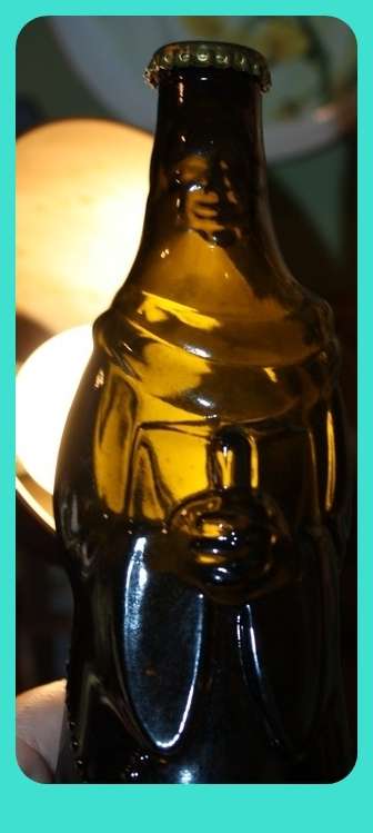 UNUSUAL BOTTLE FOR THE COLLECTOR ST BERNHARD BRAU IN THE SHAPE OF A MONK TAKE A LOOK