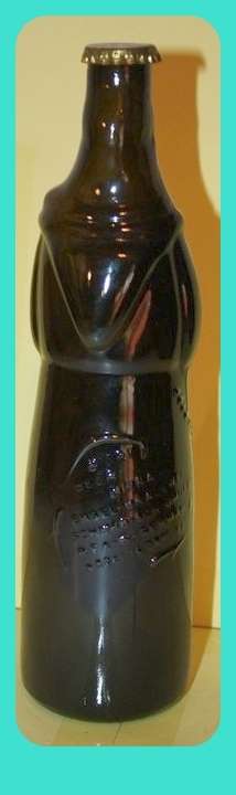 UNUSUAL BOTTLE FOR THE COLLECTOR ST BERNHARD BRAU IN THE SHAPE OF A MONK TAKE A LOOK