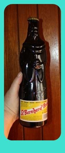 UNUSUAL BOTTLE FOR THE COLLECTOR ST BERNHARD BRAU IN THE SHAPE OF A MONK TAKE A LOOK