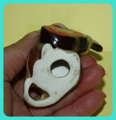 MOUSE PLAYING GUITAR VINTAGE FIGURINE SMALL